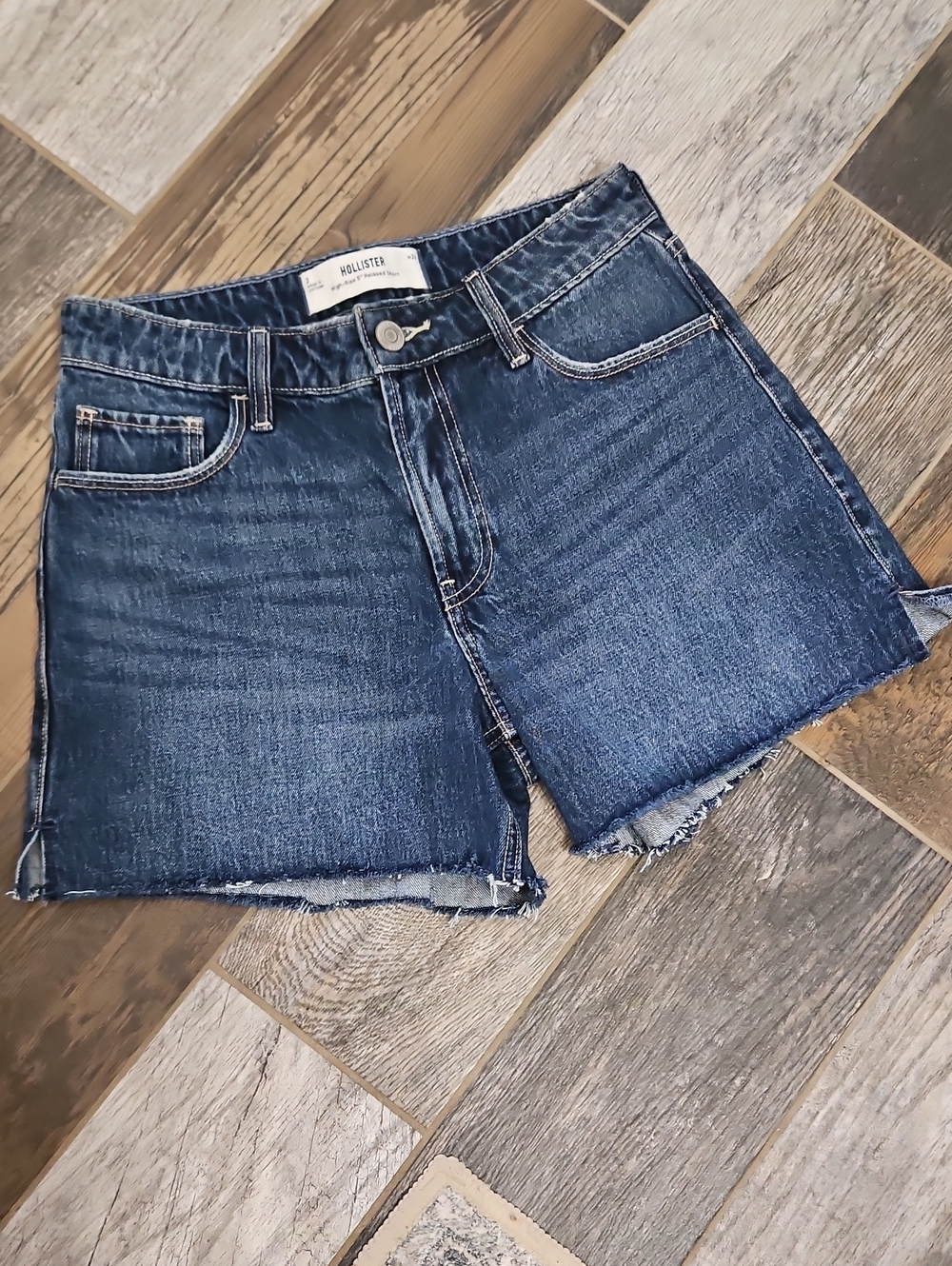 Hollister Dark Wash Denim Shorts